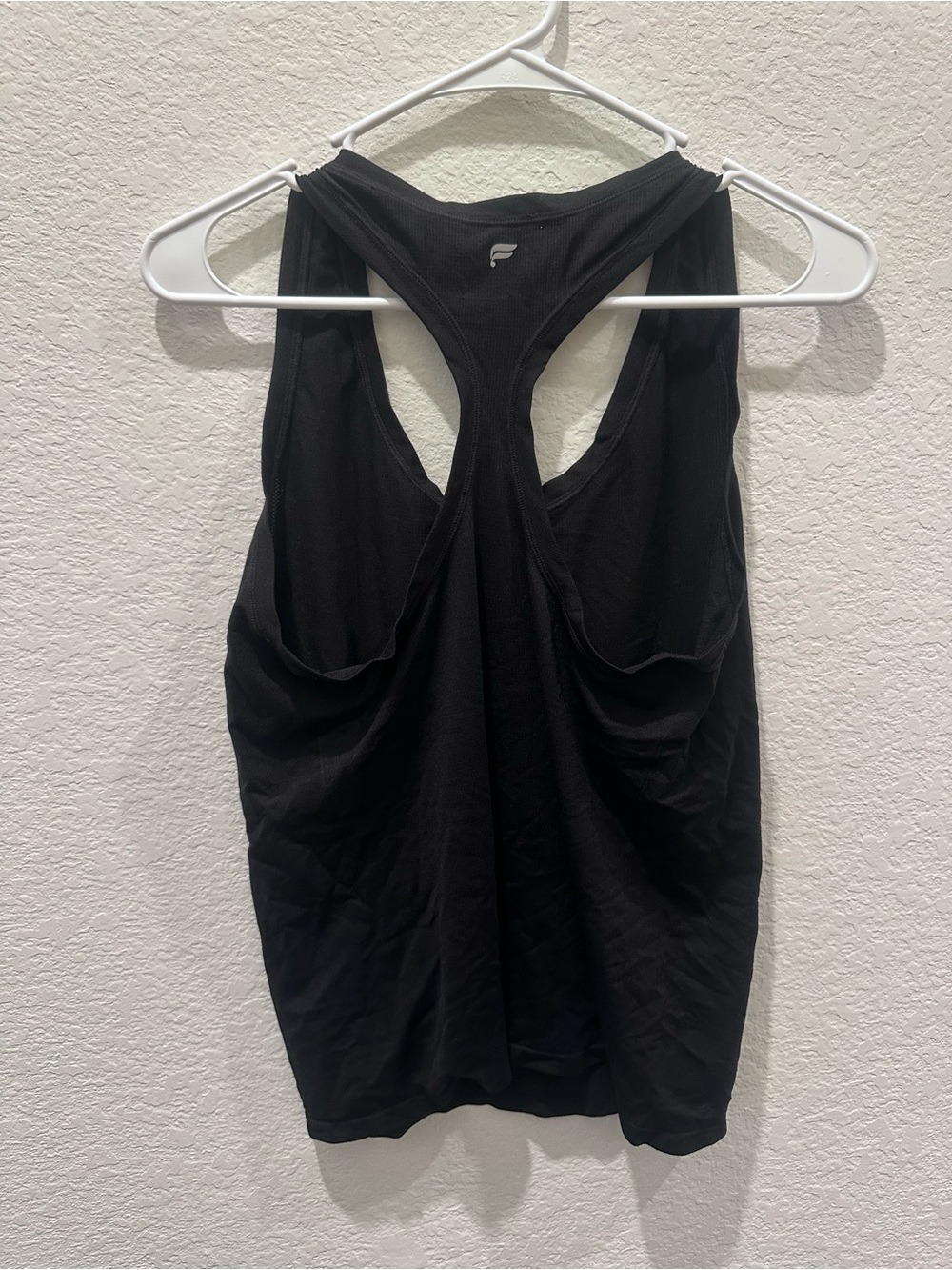 Fabletics Black Racerback Workout Tank - Picture 3 of 3
